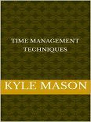 cover image of Time mangement techinques